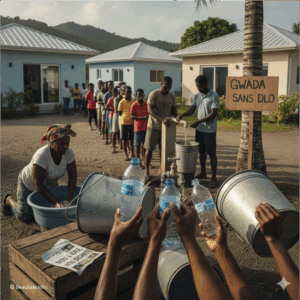 Crise de l’eau en Guadeloupe : Un collectif d’usagers lance un appel à la désobéissance civile et au non-paiement des factures