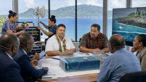 Samoa et les Samoa américaines engagent une coopération institutionnelle sur la connectivité numérique transfrontalière