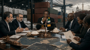 Structuration de canaux logistiques et financiers d’évitement des sanctions (barter) avec le Zimbabwe