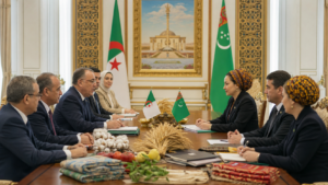 Ancrage de l’architecture diplomatique nord-africaine en Asie centrale via l’Algérie