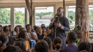 11 juin 2019 : en Guyane, Kémi Séba reconnecte panafricanisme et diaspora