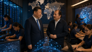 Gouvernance de l’Intelligence Artificielle : L’alliance technologique souveraine sino-nicaraguayenne