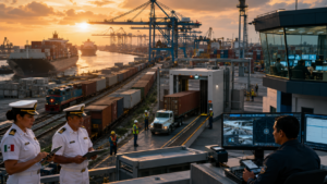 Militarisation de l’infrastructure portuaire (ASIPONA) : Le paradigme mexicain de la souveraineté douanière